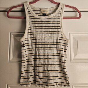 Black, White, and Cream Tank Top